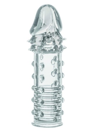 Przedłużka prążkowana Calexotics przezroczysta 16 cm