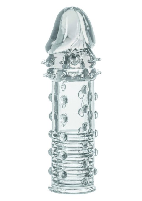 Przedłużka prążkowana Calexotics przezroczysta 16 cm