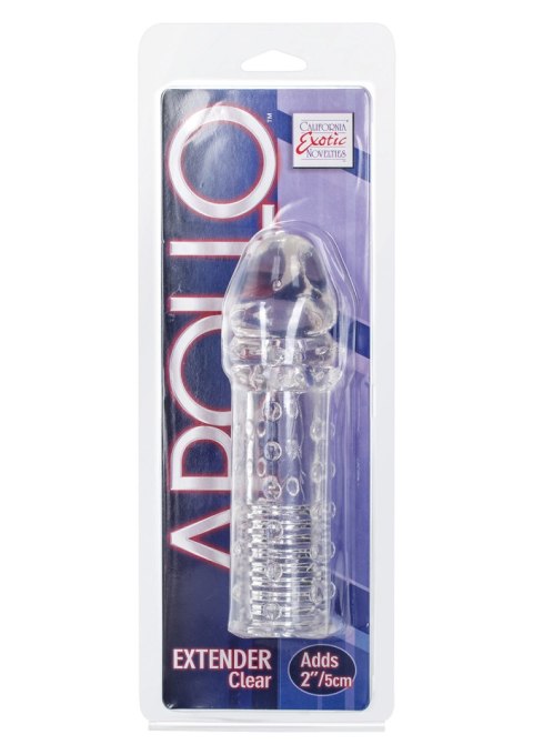 Przedłużka prążkowana Calexotics przezroczysta 16 cm