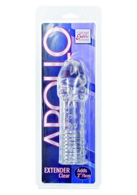 Przedłużka prążkowana Calexotics przezroczysta 16 cm