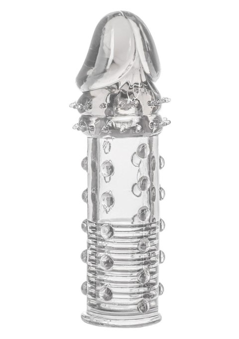Przedłużka prążkowana Calexotics przezroczysta 16 cm
