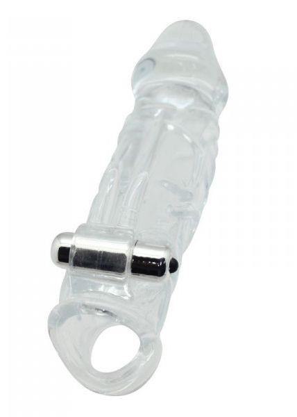 Przedłużka z stymulatorem łechtaczki Toyz4lovers 23 cm