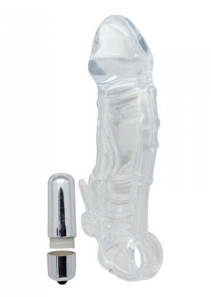 Przedłużka z stymulatorem łechtaczki Toyz4lovers 23 cm