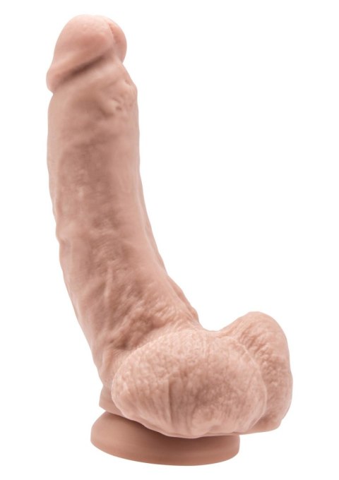 Realistyczne dildo ToyJoy z jądrami 20,5 cm jasna skóra