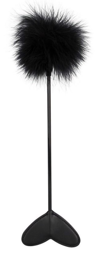 Różdżka z piórkiem i serduszkiem Bad Kitty czarna 25 cm