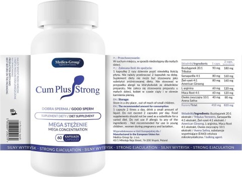 Suplement diety Cum Plus Strong Medica 60 kapsułek