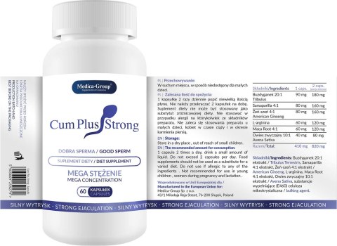 Suplement diety Cum Plus Strong Medica 60 kapsułek