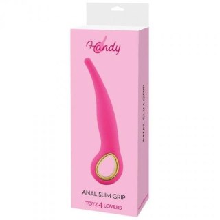 Wibrator analny silikonowy Toyz4lovers różowy USB 18 cm