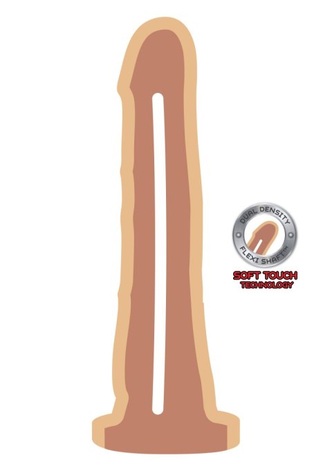 Dildo z podwójną gęstością ToyJoy 19 cm
