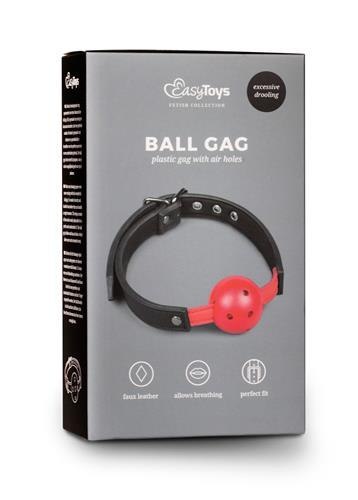 Knebel balonowy EasyToys czerwony regulowany