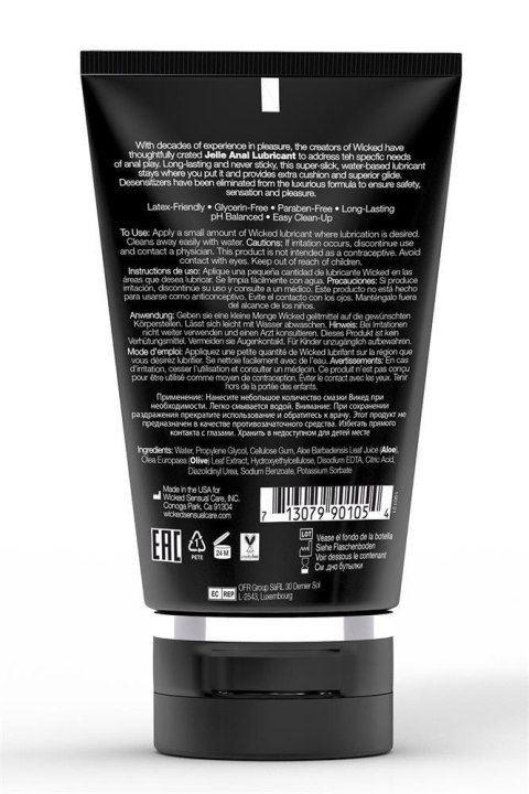 Lubrykant analny Wicked Jelle na bazie wody 120 ml