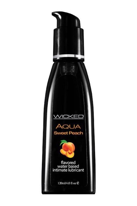 Lubrykant wodny smakowy brzoskwiniowy Wicked Aqua 120 ml