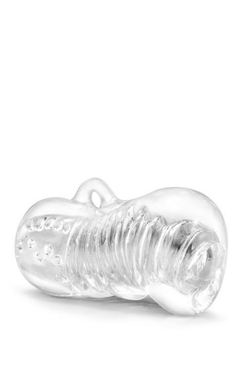 Masturbator M For Men Hand Tool przezroczysty TPE 11 cm