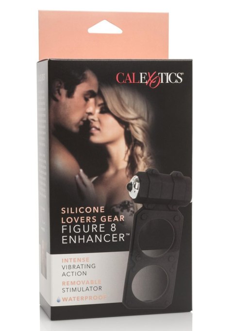 Pierścień erekcyjny wibrujący Calexotics silikonowy czarny