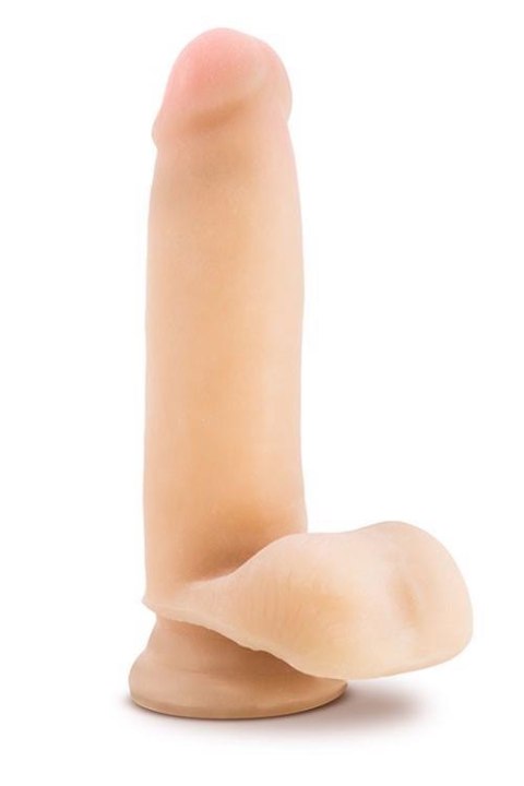 Realistyczne dildo Blush Au Naturel 18 cm beżowe