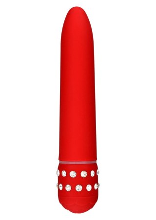 Wibrator Diamond Superbe Vibe ToyJoy czerwony 15.5 cm