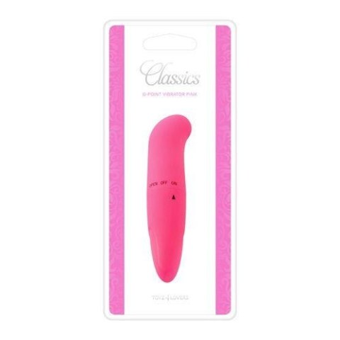 Wibrator punktu G Toyz4lovers Classics różowy 12 cm wodoodporny