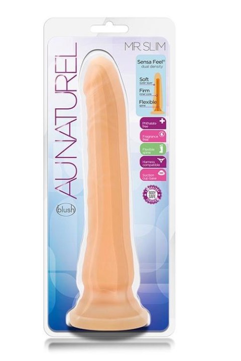 Dildo realistyczne Au Naturel Mr Slim beżowe z przyssawką