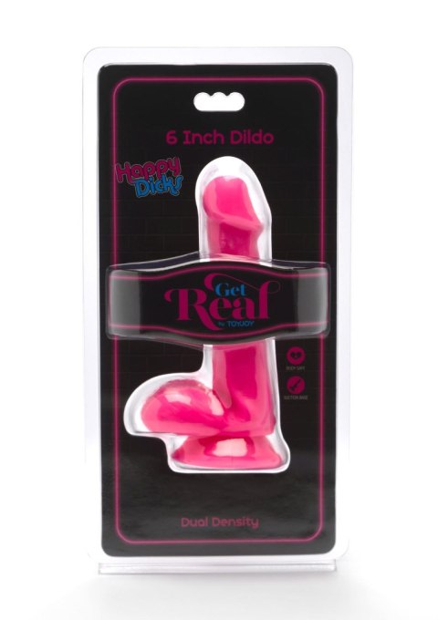 Dildo realistyczne Happy Dicks 15 cm różowe ToyJoy
