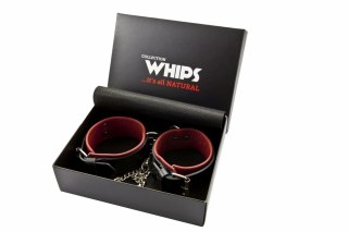Kajdanki damskie skórzane regulowane Whips Collection