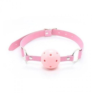 Knebel piłkowy oddychający Toyz4lovers różowy