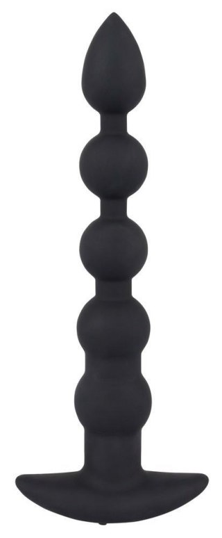 Łańcuch kulkowy analny wibrujący Black Velvets silikon USB 21 cm