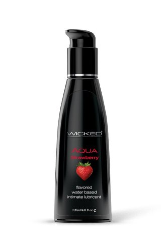 Lubrykant smakowy Wicked Aqua truskawkowy 120 ml