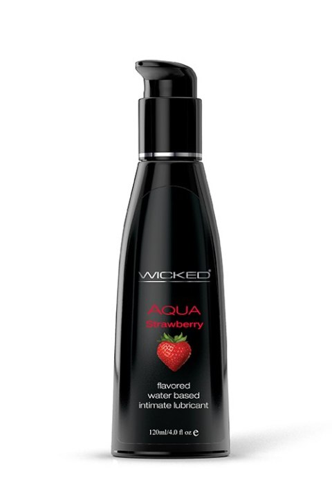 Lubrykant smakowy Wicked Aqua truskawkowy 120 ml