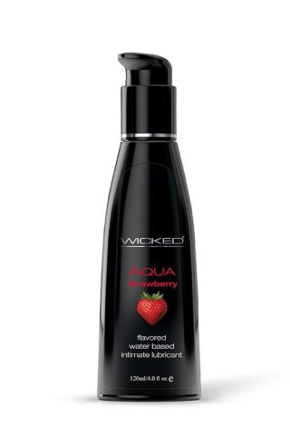 Lubrykant smakowy Wicked Aqua truskawkowy 120 ml