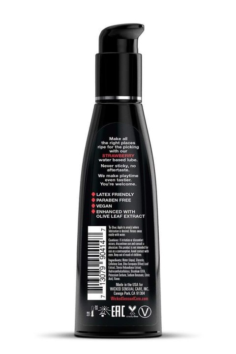 Lubrykant smakowy Wicked Aqua truskawkowy 120 ml