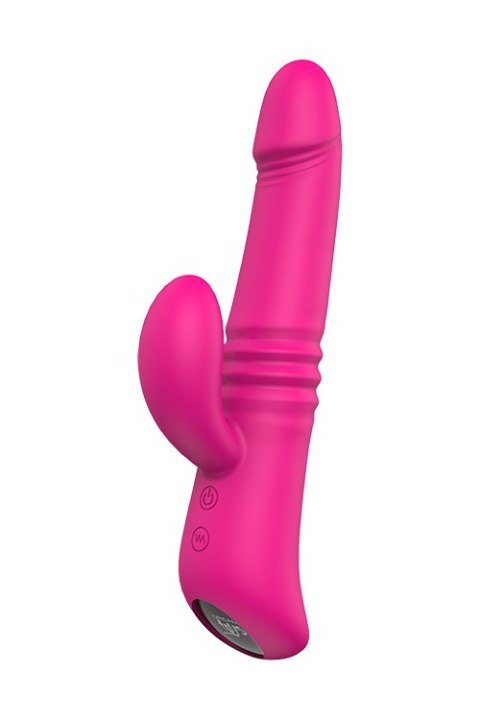 Silikonowy wibrator króliczek ogrzewający Dream Toys magenta USB