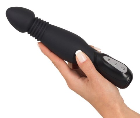 Wibrator analny wstrząsowy You2Toys czarny silikonowy 23,5 cm