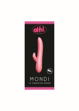 Wibrator króliczek Ohh Mondi różowy USB 208 mm